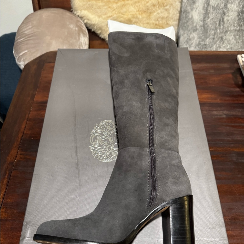 Vince Camuto Gray Women's Knee-High Boots - Picture 6 of 7